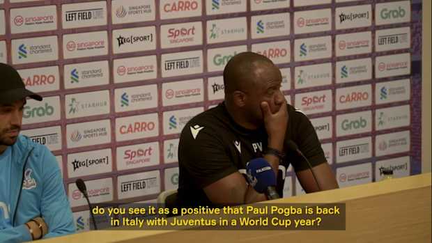 Vieira on Pogba's return to Juventus